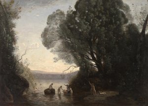 Le Bain de Diane tekijältä Jean Baptiste Camille Corot